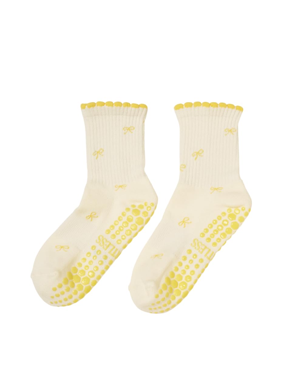 Shapes Studio Pilates Grip Socks for Women, Non-Slip Reformer Pilates Socks, Cute Grippy Socks for Barre, Yoga &amp; Workout