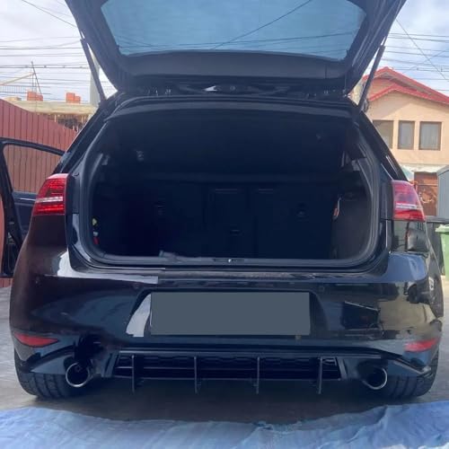 Diffuseur arrière Golf 7 GTI MK7 2013-2016 spoiler bas pare-choc