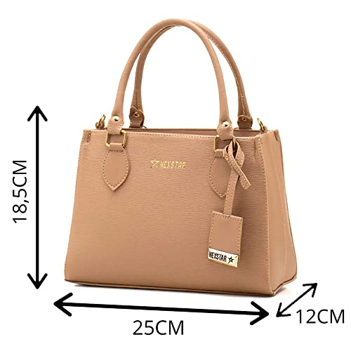 kit Bolsa Feminina Lorena + Carteira Nexstar (NUDE)