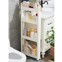 Amazon.co.jp: [SDS] 7cm キャスター付き キッチンワゴン スリム 収納