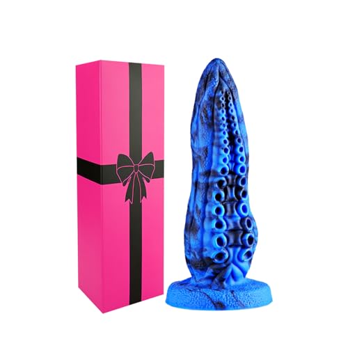 Dildo di tentacolo adorabile di 16,5 cm, un realistico dildo di mostro, tappo anale in silicone liquido per la fantasia con massaggiatore della prostata, dildo a ventosa a forma di drago