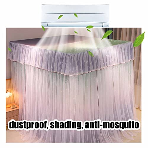 Dosel para cama con mosquiteros encriptados dobles y cortinas opacas 4