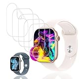 【5枚セット】 対応 Apple Watch series 11 46mm フィルム 【日本旭硝子製】 用 アップルウォッチ Series 11 46mm 保護フィルム 柔らかい ケース カバー 耐衝撃 飛散防止 指紋防止 全面保護 極薄 高透過率 高感度タッチ 3D曲面 簡単貼り付け 対応 Series 11 保護フィルム