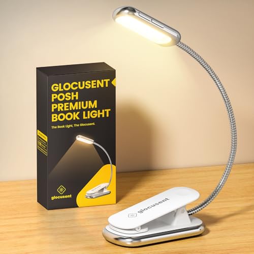 Glocusent Premium Rechargeable Reading Light