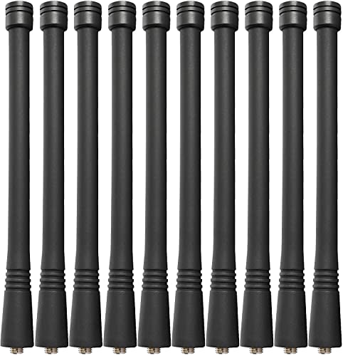 NAD6502 VHF 146-174MHz Helical Antenna for CP200 CP200D CP200XLS CP040 GP88 GP328 GP340 GP360 GP1280 EP450 EX500 EX600 HT1550 HT1250 HT750 PR400 Radio (10 Pieces)