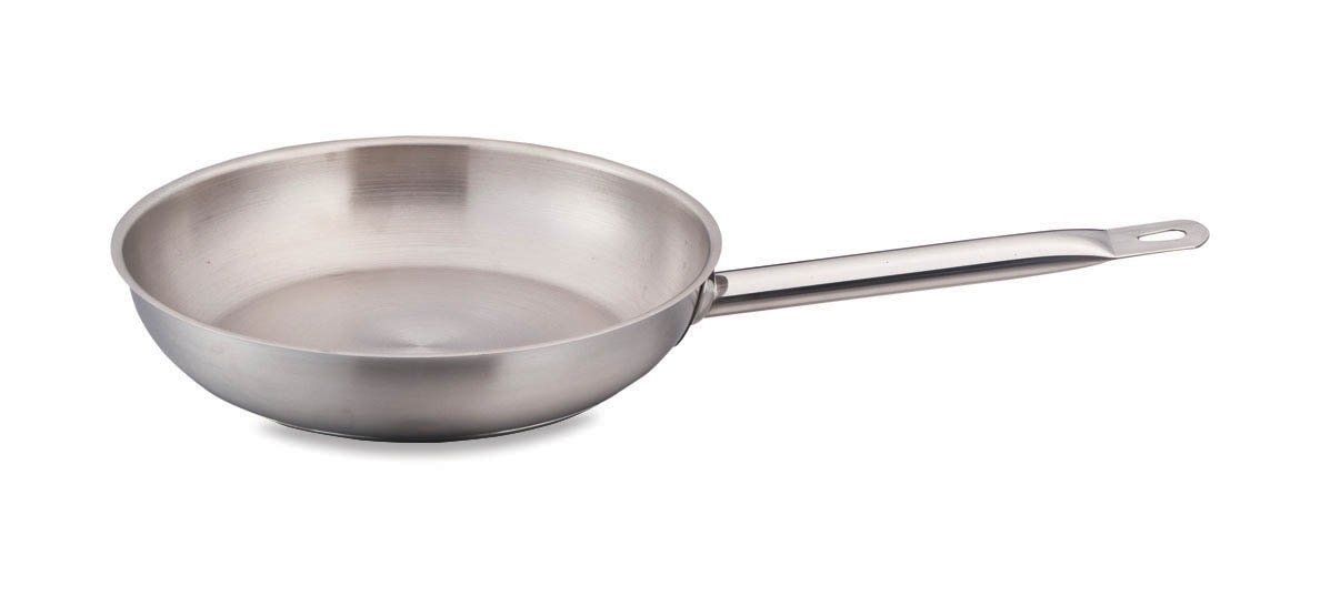 CommichefXF-20 Plus Superior Blend Stainless Steel Frying Pan, Strong Corrosion Resistance, 20cm, 1.3L, Silver