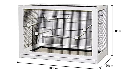 Kerbl Vogelkäfig Fips aus Holz, 100 x 50 x 60 cm, 82911