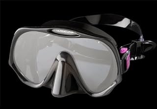 Atomic Frameless Mask (Black/Pink, Med Fit)