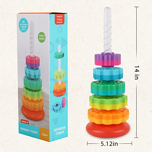 Juxue Baby Spinning Stacking Toys For Toddlers 1-3 thumb #6