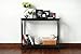 Espresso Finish 2-Tier X-Design Occasional Console Sofa Table Bookshelf