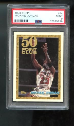 1993-94 Topps #64 Michael Jordan PSA 9 Graded Basketball Card