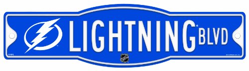 NHL Tampa Bay Lightning 4.5-by-17 Inch Sign