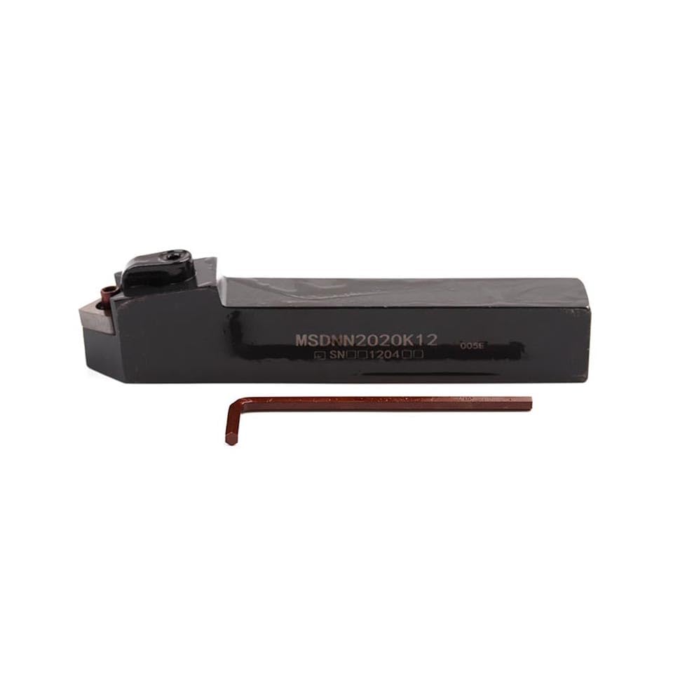1pc 45° Degrees MSDNN MSDNN1616H12 MSDNN2020K12 External Turning Tools Lathe Cutter Shank CNC Tool Holder Use for SNMG Cabide Insert(MSDNN1616H12)