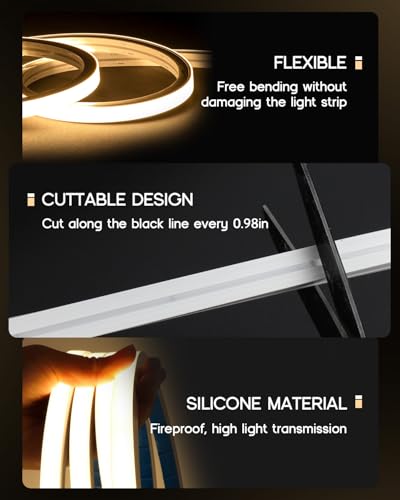 Tira LED Flexible 9.8ft 6000K Blanco Día IP65 miniatura 6