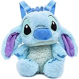 simyron Kleinkind-Rucksäcke Stitch Plüschtasche Mini Stitch Reisetasche Rucksack süße blaue Lilo und Stitch Kinder Schultasche weicher Plüsch Baby Mädchen Kleinkind Mädchen Geschenke 1-2 Jahre alt