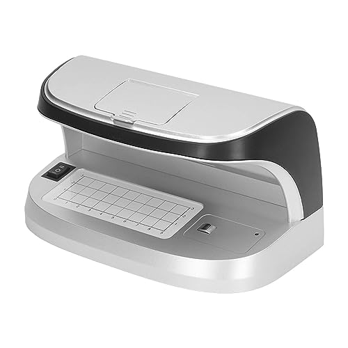 DC5V 2A Counterfeit Bill Detector, Bill Money Detector Checker Tester with Magnifier Scale, Supports MG WM MGF