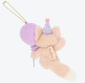 ダッフィー&フレンズ ぬいぐるみストラップ リーナベル 青花