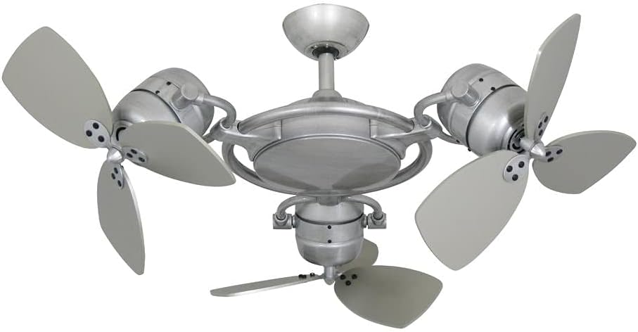 TriStar II 3x 18 in. Brushed Nickel Triple Ceiling Fan with Remote Control
