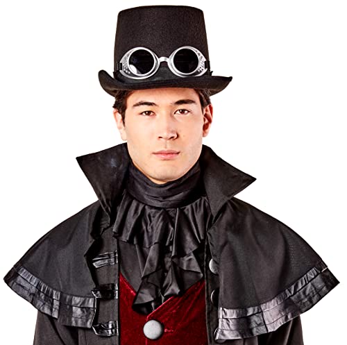 Rubies Steampunk Hat with Goggles for Adults, Unisex No Size