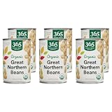 365 by Whole Foods Market, Organic Great Northern Beans, 15.5 Ounce (Pack of 6)
