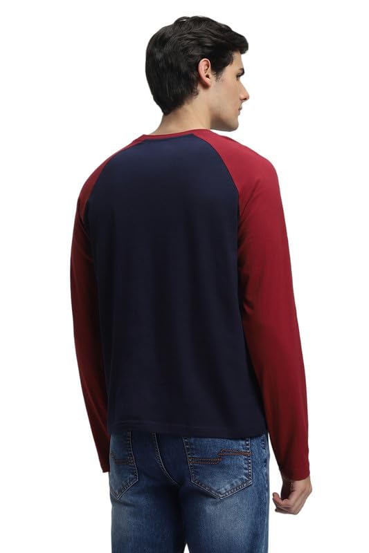 Image of Dennis Lingo Men's Cotton Crew Neck Tshirt, Regular Fit Long Sleeve