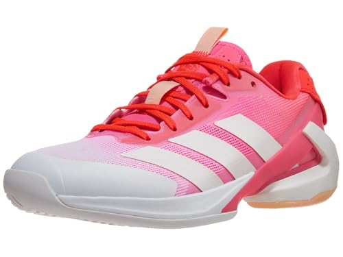adidas fB[X Adizero Ubersonic 5 ejXV[Y Xj[J[, Lucid Pink/Champagne Metallic/Lucid Red, 23.0 cm