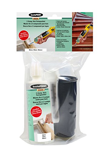 Preisvergleich Produktbild BESTAPROFI 598858 2 Komp. Holz Feinspachtel weiss 300g