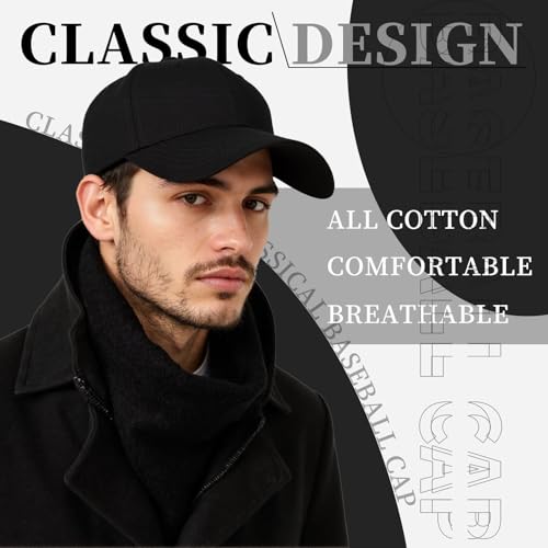 Image of Baseball Cap Hat Men Women Baseball Cap Adjustable Plain Hat One Size All Seasons Running Fishing Outdoor Activities