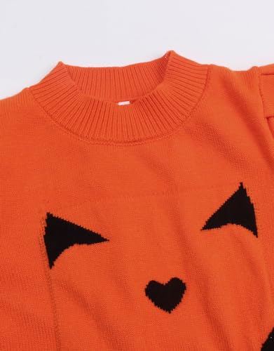 Women's Puff Sleeve Knit Top with Heart - Casual Spring & Summer Lightweight Sweater for Women4