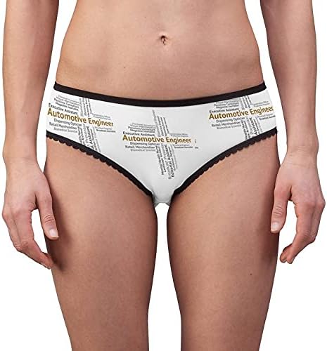 Automotive Engineer Panties, Automotive Engineer Underwear, Briefs, Cotton Briefs, Funny Underwear, Panties For Women