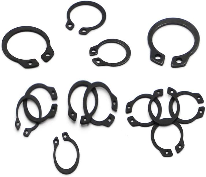 25pcs Outside Lock Snap Retaining ring Circlips Shaft collar Card Card Spring C-type Retaining Ring - (Inner Diameter: 19mm)