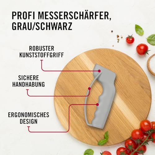 Victorinox Profi Messerschärfer, Messerschleifer, Knife Sharpener, Robuster Kunststoffgriff, Swiss...