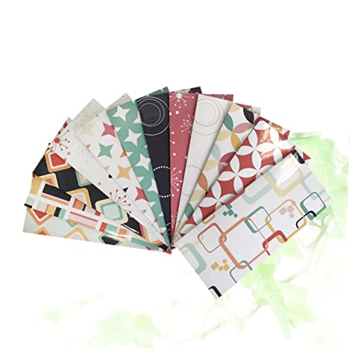 Envelopes de orçamento, 12 peças, papelaria, orçamento, papel de tornassol, à prova d'água, estilo