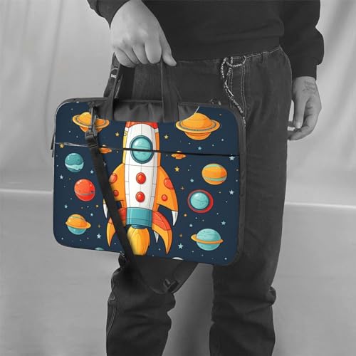 Maletín portátil Rocket Clipart para hombre y mujer 13 pulg miniatura 2