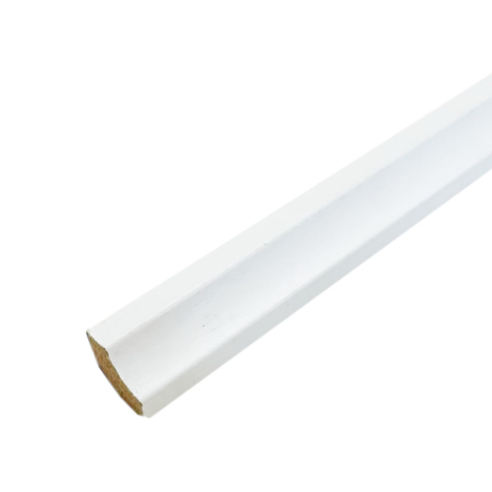 Laminate Scotia Floor Beading 2.4m x10 Lengths (White)