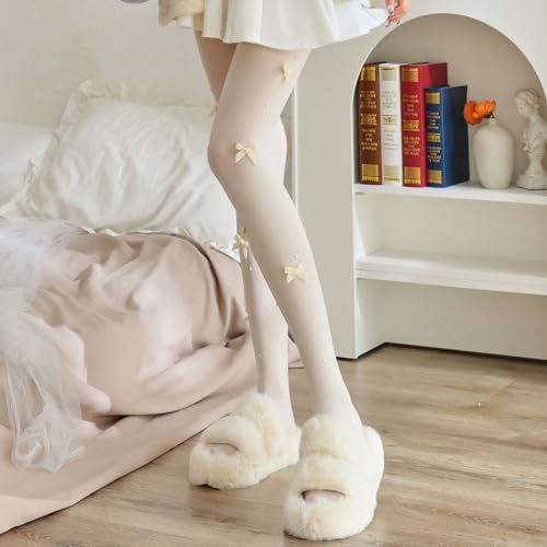 Image of Y2K Patterned Sheer Tights for Women Gothic Punk Thigh High Pantyhose Harajuku Lolita Bandage Fishnet Stockings