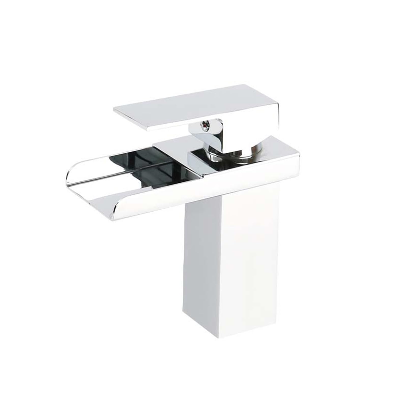 Grifo de acero inoxidable en cascada para un flujo elegante y moderno en tu baño