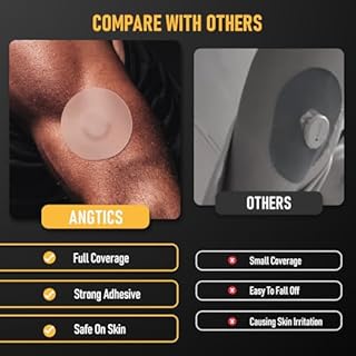 ANGTICS Dexcom G7 Adhesive Patches 30PCS, Waterproof & High Viscosity Over Patches, Stelo Full Covers CGM Bandage, 10+ Days Long Stay, Breathable, Latex-Free, Sensor is NOT Included (Multicolor)