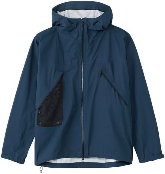 Goldwin フード付きジャケット 青・黒 Goldwin フード付きジャケット 青・黒 GOLDWIN X-オーバー