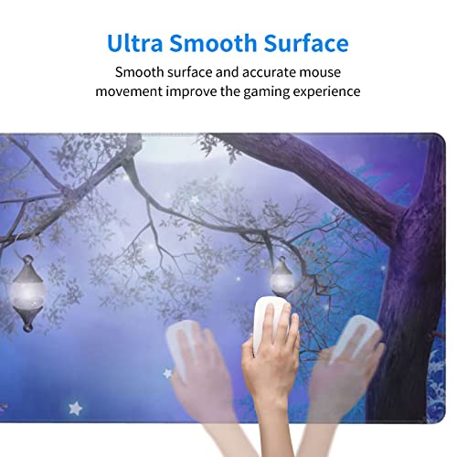 Tapis de souris antidérapant grand format avec surface de précision pour le jeu - 5