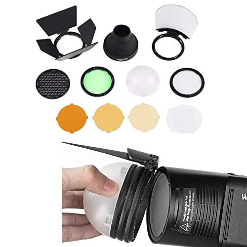 Godox V1 V1-C Blitzgerät für Canon mit AK-R1 Zubehör
