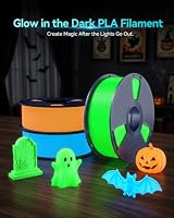 SUNLU Glow in the Dark PLA Filament 1,75 mm, 1KG PLA Weiß Leuchtend Blau – Ansicht 2