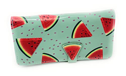 Shag Wear Watermelon Large Fruit Wallet For Women And Teen Girls Vegan Faux Leather 7