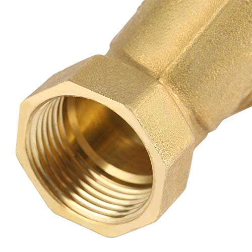 1 BSPP Y Shaped Messing Sieb Filterventil Innengewinde Anschluss für Wasser Öl Trennung