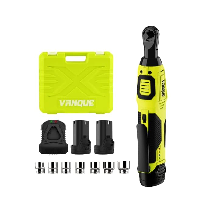 Buy Cordless Electric Ratchet Wrench Set, VANQUE 3/8 Inch 40 Ftlbs 400