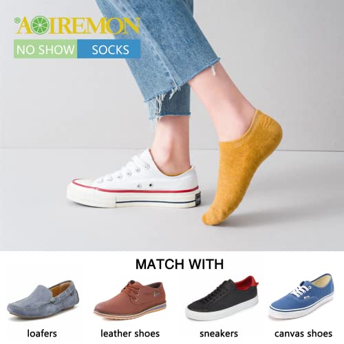AOIREMON No Show Athletic Socks 5-10 Pairs Hiking Running Ankle Socks For Women Cushion Low Cut Socks2