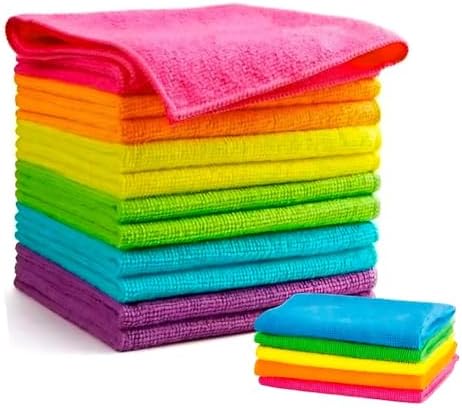 Pano de Microfibra Kit Com 5 unidades, Não Solta Fiapos e Pelinho...