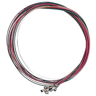 JOUSE Lot de 6 cordes de guitare acoustique en acier coloré - Les Beatles, Paul McCartney, John Lennon, RIngo Starr, George Harrison JOUSE Lot de 6 cordes de guitare acoustique en acier coloré – Image 2