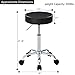 DUHOME 410 Adjustable Height Swivel Medical Clinic Tattoo Spa Salon Stool with Wheels (Black)