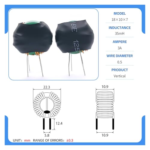 Inductor toroidal cobre componente para interruptores y sistemas 2